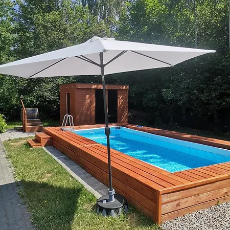 Dziki Zakatek Piskornia Dom Z Podgrzewanym Basenem, Sauna,balia,jacuzzi