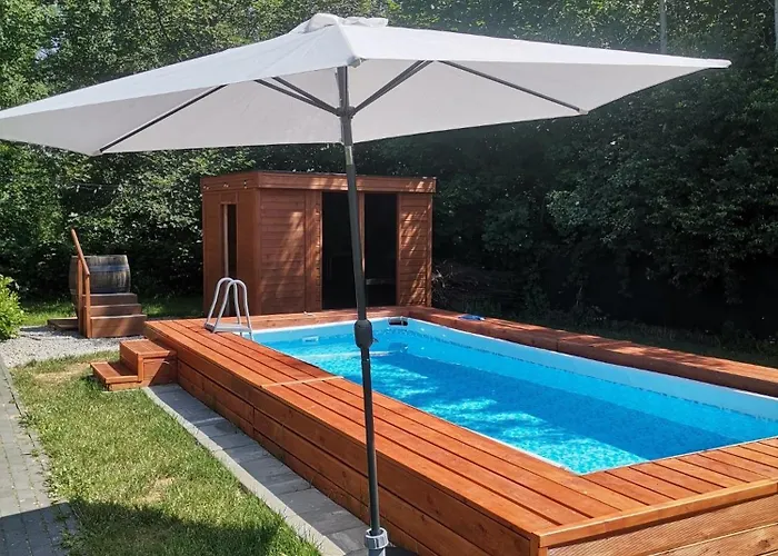 Dziki Zakatek Piskornia Dom Z Sauna Balia Jacuzzi