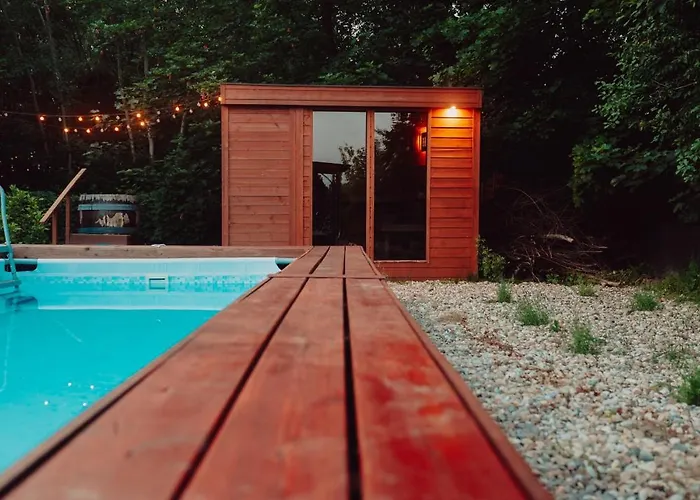 Dziki Zakatek Piskornia Dom Z Sauna Balia Jacuzzi *